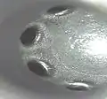 Einspritzdüse nach der Verrundung
