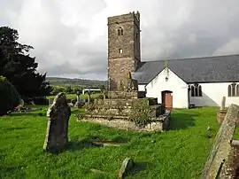 Die Kirche St Peter im Süden der Community