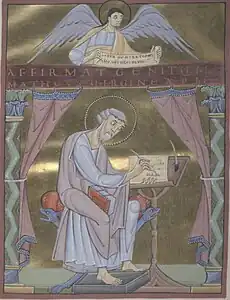 Hillinus-Codex:Evangelist Matthäus