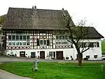 «Spreuermühle», 1408 erwähnt: im dazugehörenden Tanz- und Speisesaal soll Johanna Spyri jeweils an der Chilbi getanzt haben