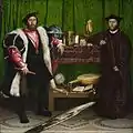 Die Gesandten, Hans Holbein der Jüngere, 1533, Öl auf Holz, 206,0 × 209,0 cm, National Gallery, London
