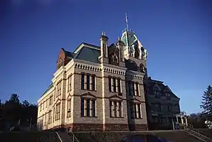 Houghton County Courthouse in Houghton, gelistet im NRHP Nr. 75000945