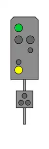 Lichthauptsignal Hp 2