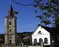 Glockenturm und Sándor-Petőfi-Kulturhaus