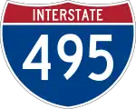 Straßenschild der I-495