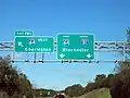 Übergang zu I-64 bei Lexington