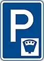 IP-13cParkplatz mit Parkautomaten