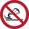 P065: Kitesurfen verboten