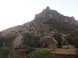 Idarberge-Felsformation im Aravalligebirge/Rajasthan