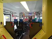 Breiter Wagendurchgang über einem Jakobs-Drehgestell, RABe&nbsp;522 der SBB