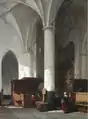 Ölfarbe auf Holz von Johannes Bosboom