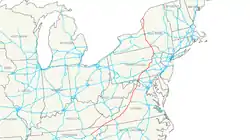Streckenverlauf der Interstate 81
