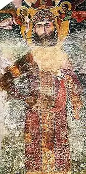 Zar Iwan Alexander, Fresko in der Klosterkirche