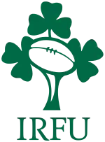 Logo der Irish Rugby Football Union und der Rugby-Union-Nationalmannschaft