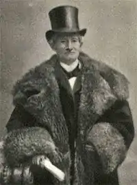 Regisseur und Schauspieler Fredrik Smitt, Schweden (1860)