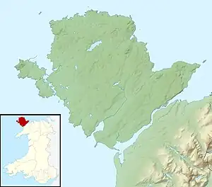 Reliefkarte: Anglesey