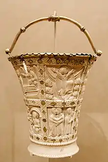 Weihwasser-Behälter, byzantinisch, 9.&nbsp;Jh.