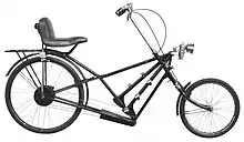 J-Rad, Sesselrad aus dem Jahre 1921, Modell mit geradem Rahmen