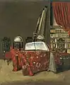 Ecke einer Bibliothek