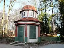 Der Jérôme-Pavillon auf der Göttinger Schillerwiese, in dem Jérôme sich angeblich oft in weiblicher Begleitung aufgehalten haben soll.
