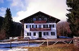 Im ehemaligen Forsthaus Einsiedl wurden die letzten Reserven der Deutschen Reichsbank zwischengelagert