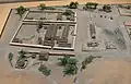 Modell vom Oppidum von Manching