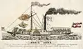 Mit der Maria Anna wurde 1837 der Dienst zwischen Wien und Linz durch den damals noch sehr gefährlichen Strudengau aufgenommen