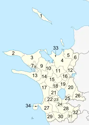 Kirchspiele der Kommune