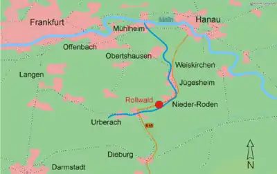 Geografische Lage Rollwalds