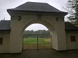 Eingangstor zum Sportpark Katzenbusch in Herten