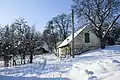 Die Kellergasse Fugging im Winter