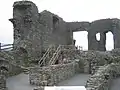 Kendal Castle im April 2007