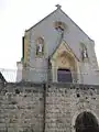 Giebelseite des Kirchenschiffs