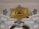 Altarkrone mit Gottesauge
