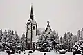 Friedhofskapelle im Winter