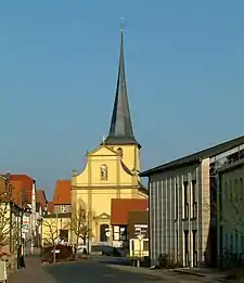 Die Kirche in Poppenhausen