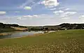 Stausee bei Kirchremda (im Hintergrund)