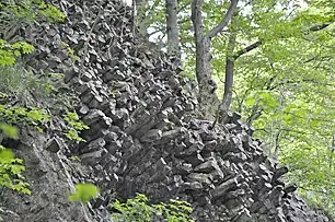 Schichtung an der Ostseite