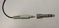 Stereostecker 3,5&nbsp;mm mit Adapter auf 6,35&nbsp;mm