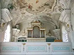 Klosterkirche Paring: Empore mit Orgel