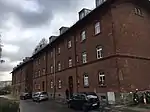 Hintere Reihe der Wohnblöcke