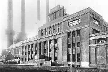 Das Kraftwerk im Erbauungsjahr 1914