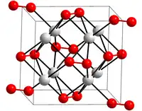 Kristallstruktur von Kaliumperoxid