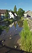 Der Krumbach an der Sander Straße