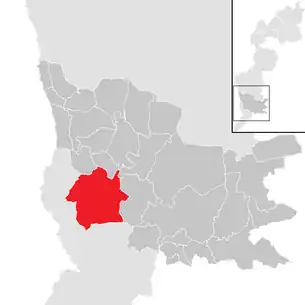 Lage der Gemeinde Kukmirn im Bezirk Güssing (anklickbare Karte)