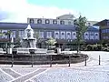Kurhaus Bad Homburg&nbsp;– Jubiläum 100 Jahre BAD Homburg v.&nbsp;d.&nbsp;Höhe „alt“ verhüllt