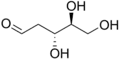 2-Desoxy-L-ribose&nbsp;(!) kettenförmig