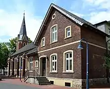 Ehemalige katholische Kirche Lage, erbaut 1897