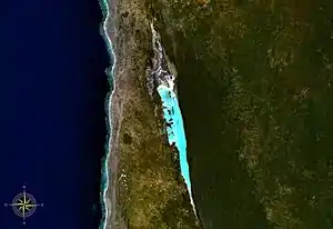 Satellitenbild vom Tsimanampetsotsa See