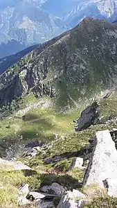 Kleiner See beim Passo dei Laghetti.
